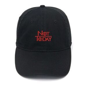 Not Today Embroidered Hat: Confident Style, Attitude Apparel, Comfortable Fit